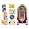 Party Central Club Pack of 96 Green and Yellow Soda Shop Signs Wall Decors 65"